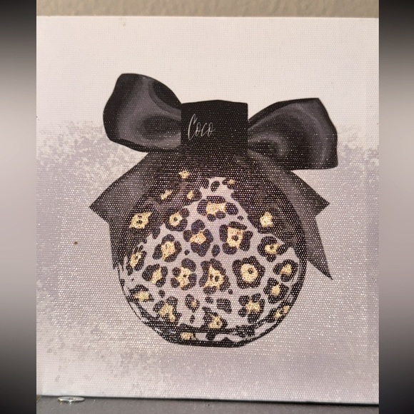 Set of 3 Vintage-Inspired "Coco" Perfume Bottle canvas prints 5.5”X 5.5” - Picture 2 of 11